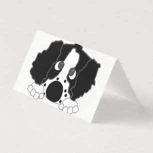 Tarjeta De Visita negro y blanco