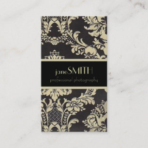 Tarjeta De Visita Negro y moreno