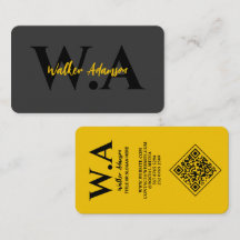 Negro y oro de lujo | Monograma profesional modern