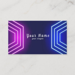 Tarjeta de visita Neon