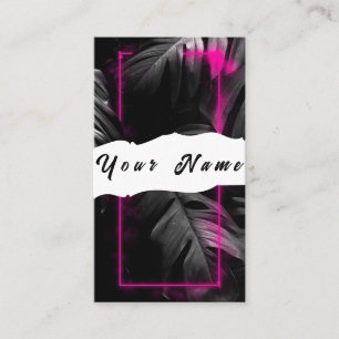 Tarjeta De Visita Neon Business Card