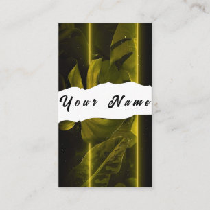 Tarjeta De Visita Neon Business Card