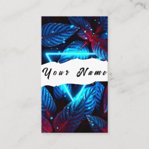 Tarjeta De Visita Neon Business Card