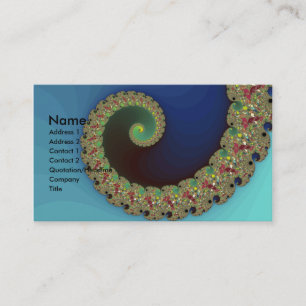 Tarjeta De Visita Neptuno - Arte fractal