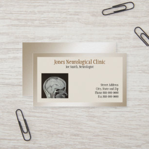 Tarjeta de visita neurologística
