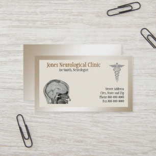 Tarjeta de visita neurologística