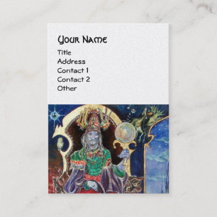 Tarjeta De Visita NEUROMANCER papel perla blanco