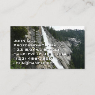 Tarjeta De Visita Nevada cae en el Parque Nacional Yosemite