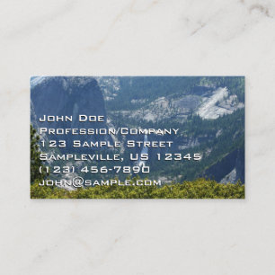 Tarjeta De Visita Nevada Falls desde el Panorama Trail