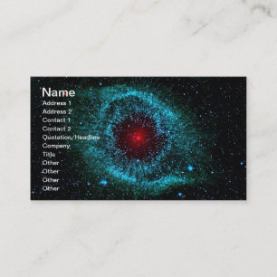Tarjeta De Visita NGC 7293 la NASA de la nebulosa de la hélice