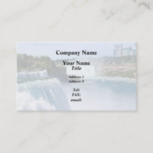 Tarjeta De Visita Niagara Falls NY - Vista desde el lado estadounide