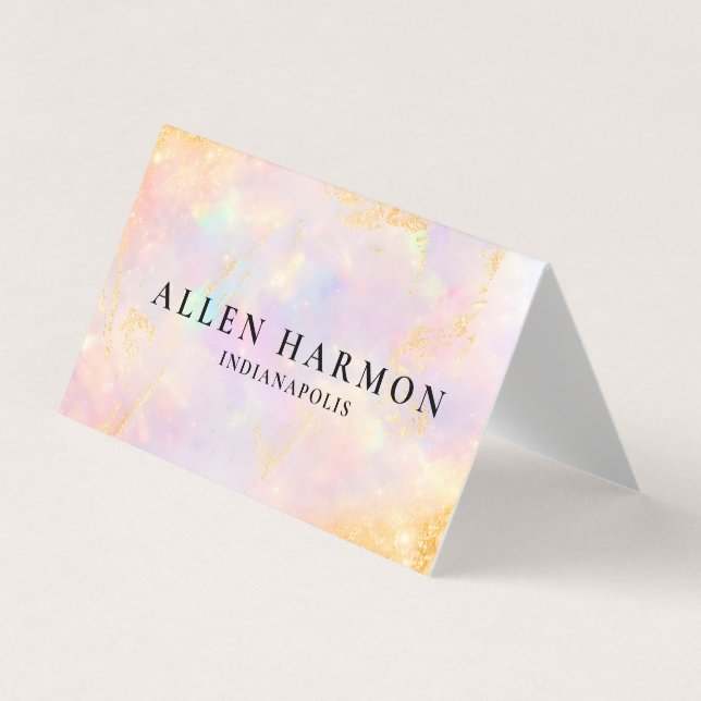 Tarjeta De Visita Nice Minimal Custom Family Name | 5-Minute Edit (Anverso)