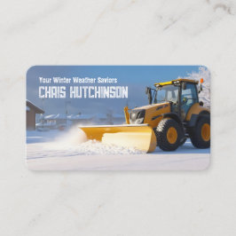 Tarjeta De Visita Nieve en picado