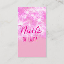 Niñas purpurinas rosadas y nails añaden nombre a s