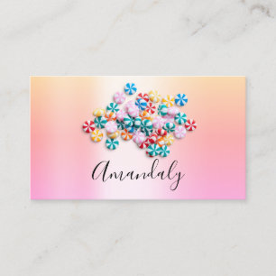 Tarjeta De Visita Niñera Niñera Pies de cuidado infantil Pasteles Ge