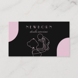 Tarjeta De Visita Niñeras Pink Nanny, Pediatra