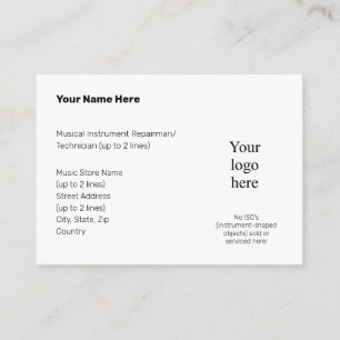 Tarjeta De Visita Ningún objeto con forma de instrumento Mty. Logo