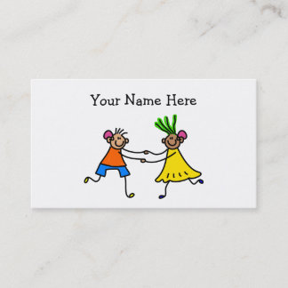 Tarjeta De Visita Niños del audífono