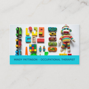 Tarjeta De Visita Niños Terapéuticos Niños Juguetes Fotografía A