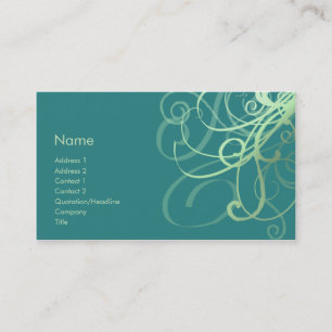 Tarjeta De Visita No. 0032 de los remolinos