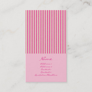 Tarjeta De Visita No. estrecho 0004 de las rayas