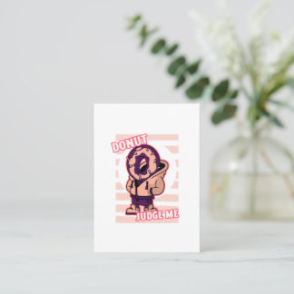 Tarjeta De Visita No juzguen a los expertos graciosos