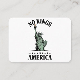 Tarjeta De Visita No Kings in America Estatua de la Libertad