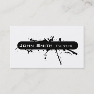 Tarjeta De Visita No. moderno 1 del diseño gráfico de la pintura