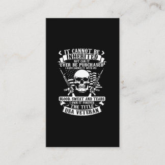 Tarjeta De Visita no se puede heredar, no se puede comprar nunca