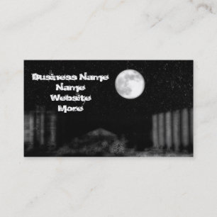 Tarjeta De Visita Noche de luna llena