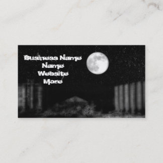 Tarjeta De Visita Noche de luna llena