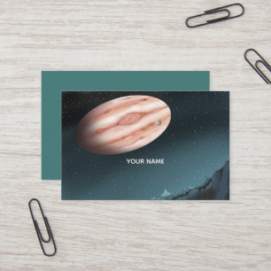 Tarjeta De Visita Noche misteriosa cuando se ven estrellas gigantes.
