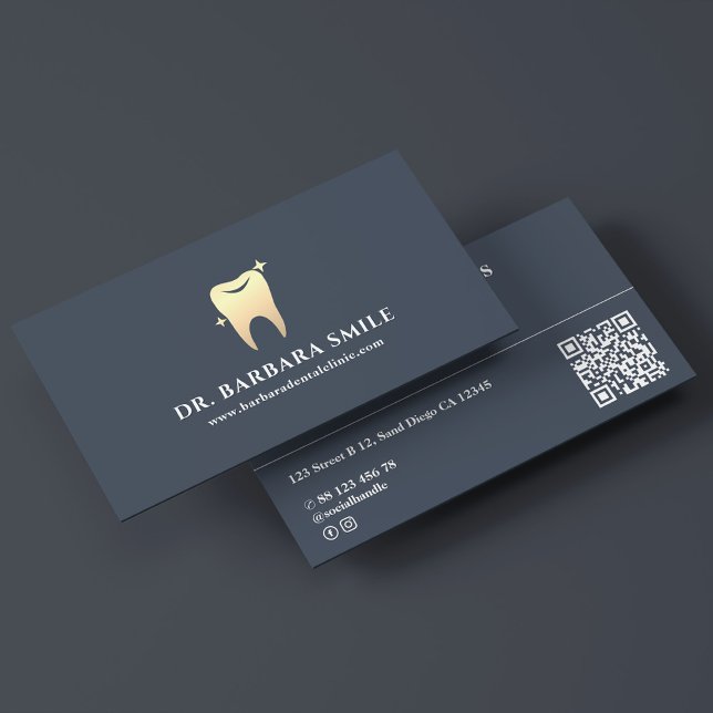 Tarjeta De Visita Nombramiento de dentista ortodoncista mínimo en ca (Dentist Minimal Orthodontist Charcoal Appointment Business Card
)