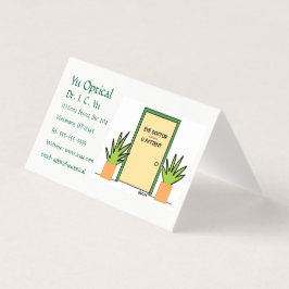 Tarjeta De Visita Nombramiento de Personalizado oftalmólogo optometr