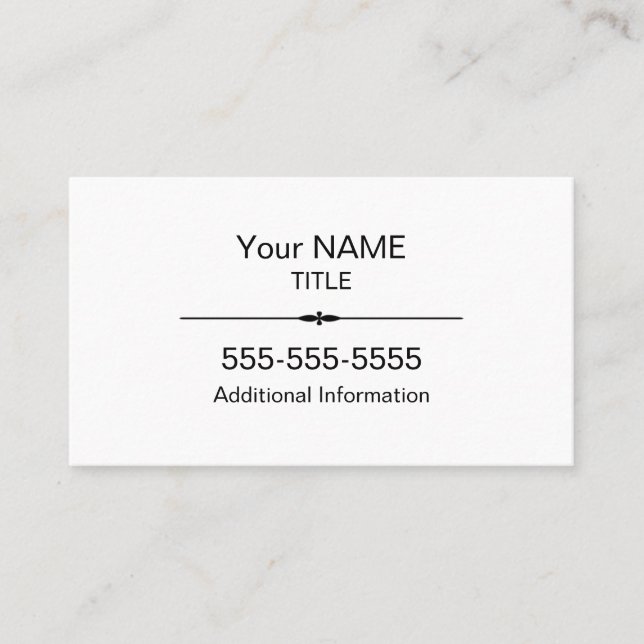 Tarjeta De Visita Nombramiento profesional (Anverso)