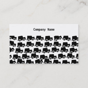 Tarjeta De Visita Nombre Black Cars, Company