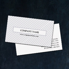 Tarjeta De Visita Nombre de empresa personalizado minimalista