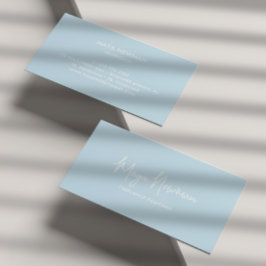 TARJETA DE VISITA NOMBRE DE FIRMA GRIS SIMPLE SLATE PROFESIONAL