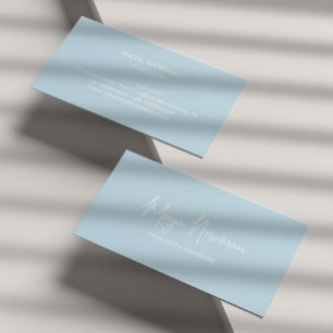 TARJETA DE VISITA NOMBRE DE FIRMA GRIS SIMPLE SLATE PROFESIONAL