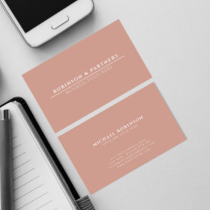 Tarjeta De Visita Nombre de la empresa minimalista   Línea blanca   