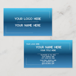 Tarjeta De Visita Nombre de logotipo personalizado minimalista moder