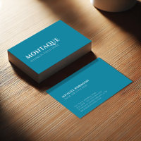 Nombre de marca minimalista | Una Sílaba | Aqua Bl