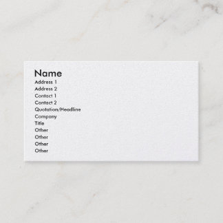 Tarjeta De Visita Nombre, Dirección 1, Dirección 2, Contacto 1, Cont