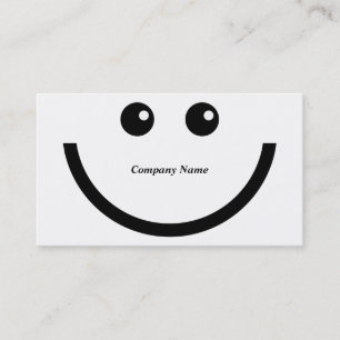 Tarjeta De Visita Nombre Happy Face, Company