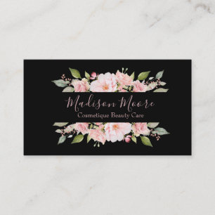 Tarjeta De Visita Nombre/negocio florales bonitos de los rosas