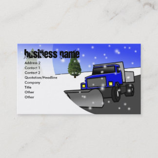 Tarjeta De Visita nombre nieve-paleta-azul, comercial, dirección 2,