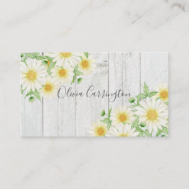 Tarjeta De Visita Nombre personalizado de Daisies