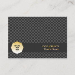 Tarjeta De Visita Nombre personalizado del patrón controlado