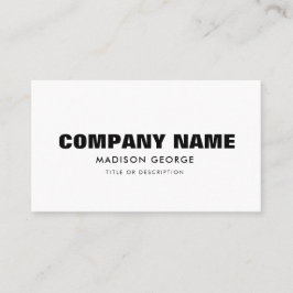 Tarjeta De Visita Nombre personalizado moderno medio social minimali