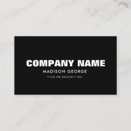 Tarjeta De Visita Nombre personalizado moderno medio social minimali